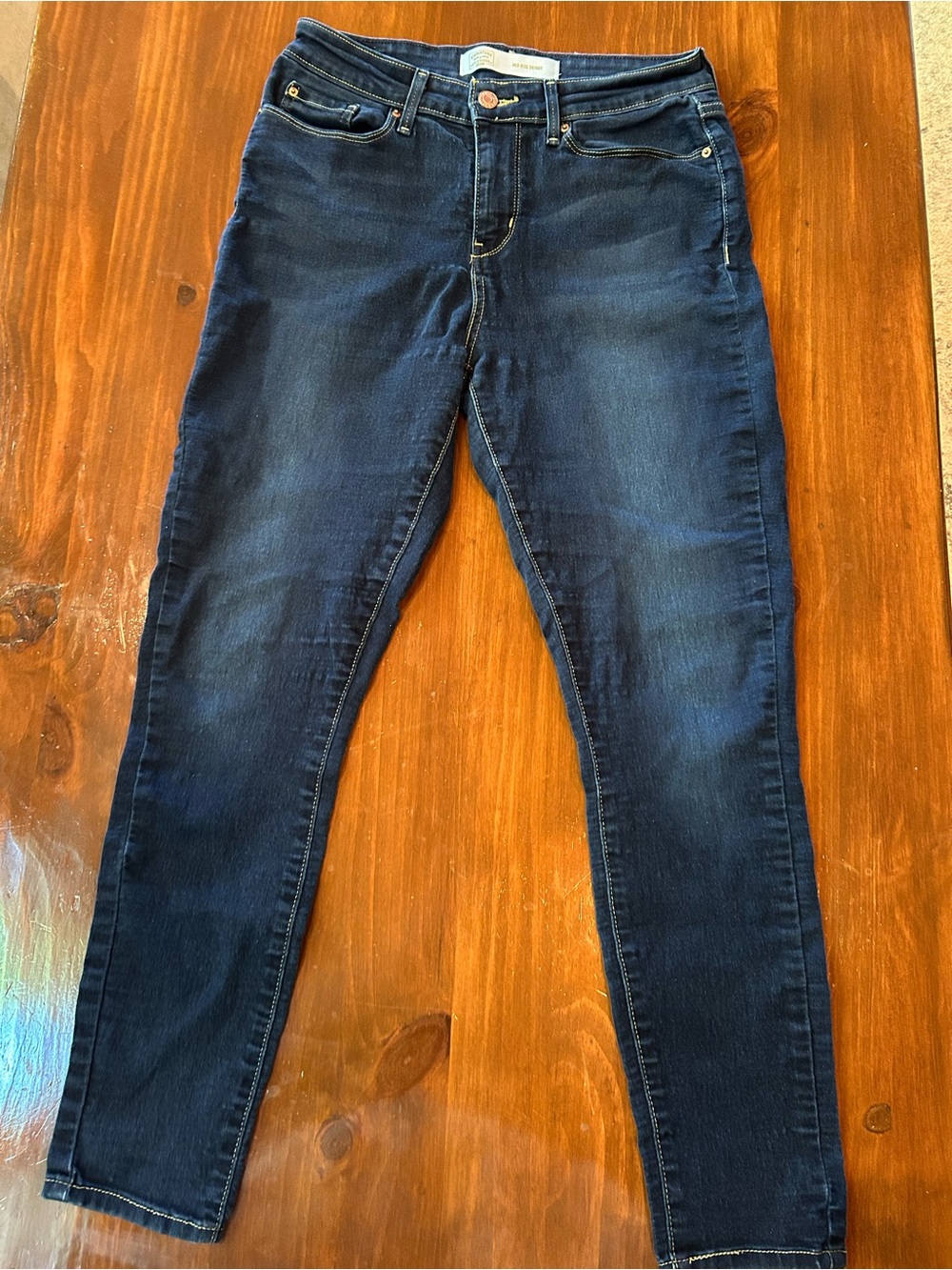 Signature by Levi Strauss Dark Blue Skinny Jeans